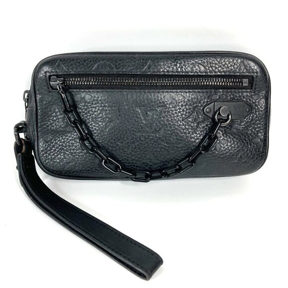 LOUIS VUITTON M55703 Monogram Pochette Volga Pouch with Strap Clutch bag - Picture 1 of 14